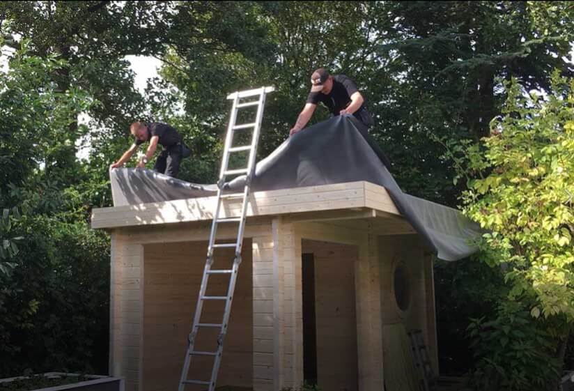 EPDM Dachfolie für Gartenhäuser