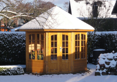 Wintergarten im Pavillon: Palmen statt Eis und Schnee Wintergarten im Pavillon: Palmen statt Eis und Schnee