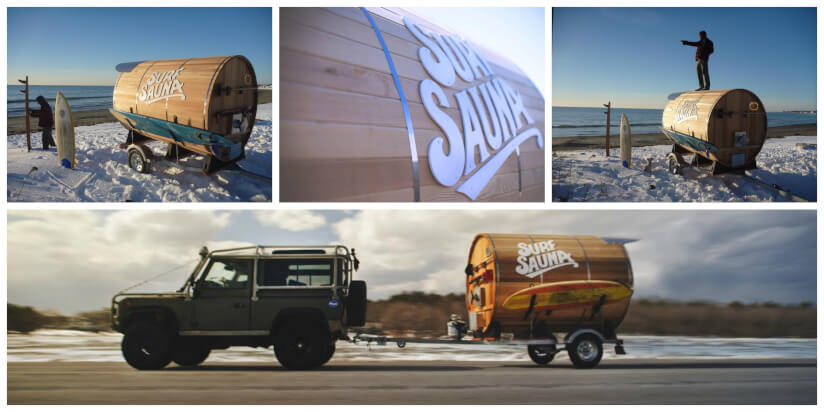 Die Surf-Sauna für alle Strandliebhaber