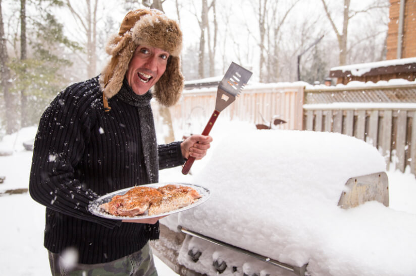 Grillen im Winter