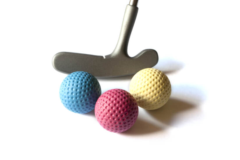 56+ Minigolf Im Garten, Anstatt an jeder bahn schlange zu stehen,