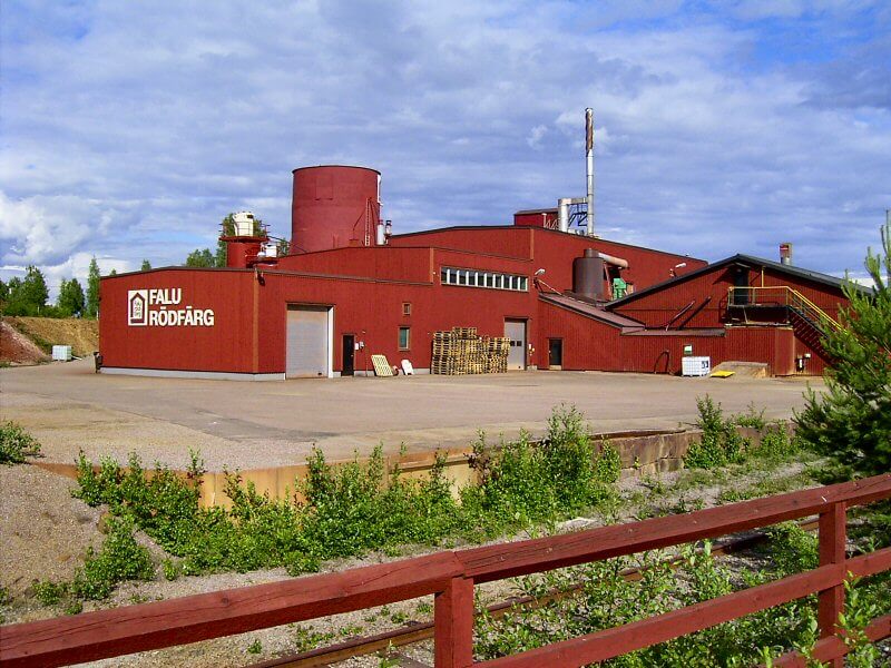 Manufacturing plant of the Genuine Falun Red Paint