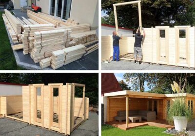 Ein Flachdach-Gartenhaus aufbauen: Quinta-44 ISO – Schritt für Schritt zur Wohlfühl-Oase aufbau eines Gartenhauses mit Flachdach