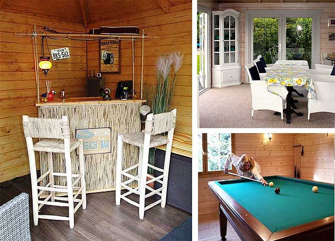 Ein Gartenhaus einrichten 20 gelungene Beispiele von BeachBar bis