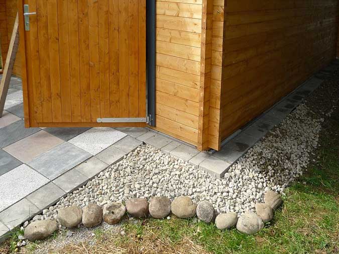 Der Aufbau der Holzgarage A-44 ISO - Fotostory Schritt für Schritt