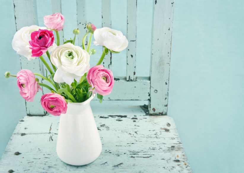 Vase mit Blumen