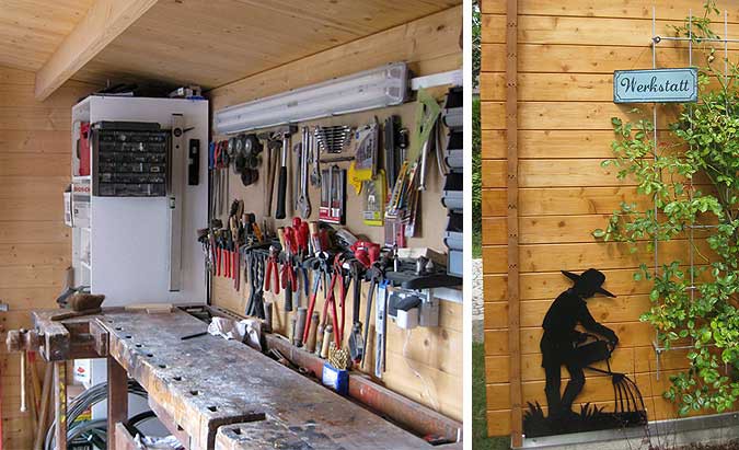 Das Gartenhaus als Werkstatt - Gartenhaus Magazin