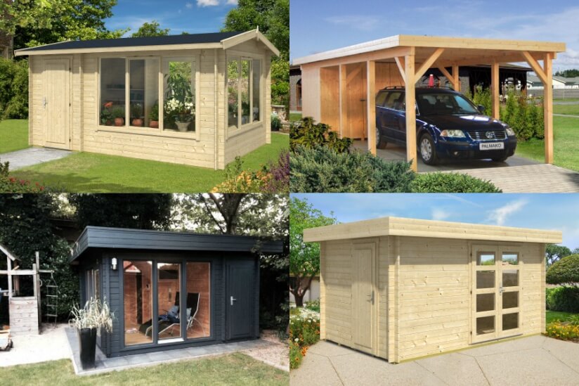 Gartenhaus kombiniert Gewächshaus, Carport oder Sauna?