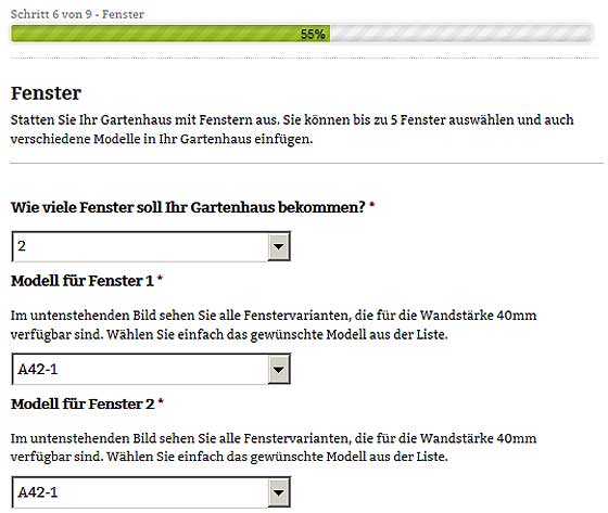 Fensterauswahl