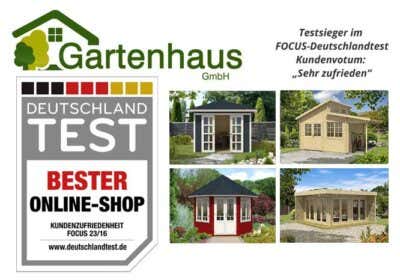 Erfahrungen und Bewertungen: Gartenhaus GmbH ist „bester Online-Shop“ 2016 im Deutschland-Test
