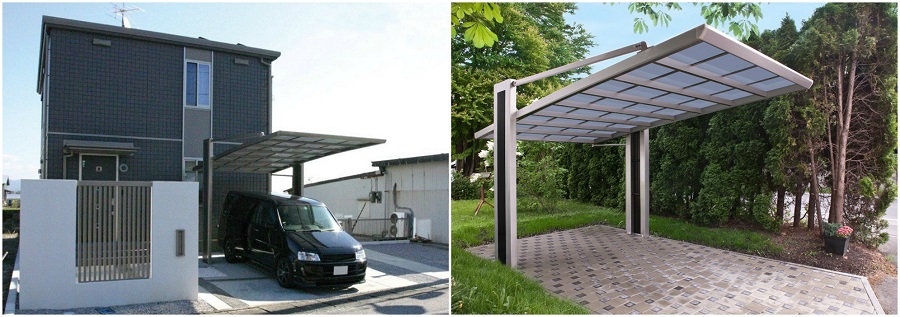 Hängender Carport von Ximax. 