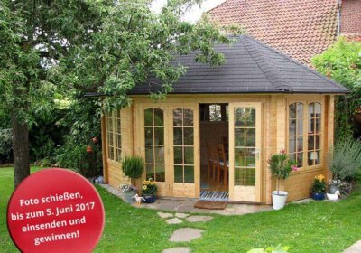 Schönstes Gartenhaus gesucht: Unser 1. Fotowettbewerb 2017 startet! Fotowettbewerb GartenHaus GmbH