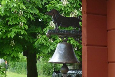 Ein Schwedenhaus als Gerätehaus und Pflanzen-Winterquartier