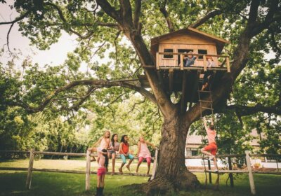Wunschgarten der Kleinen: So stellen sich Kinder Garten und Gartenhaus vor Kinder Baum Baumhaus