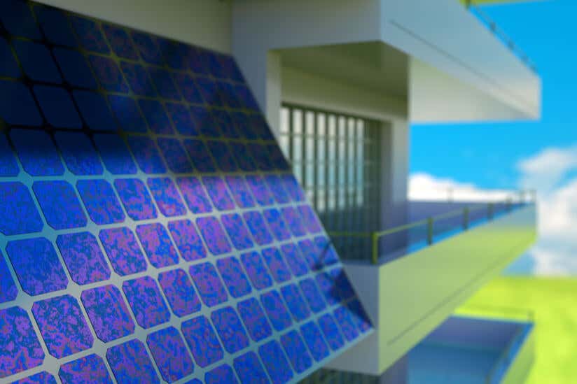 Solarzelle Balkon