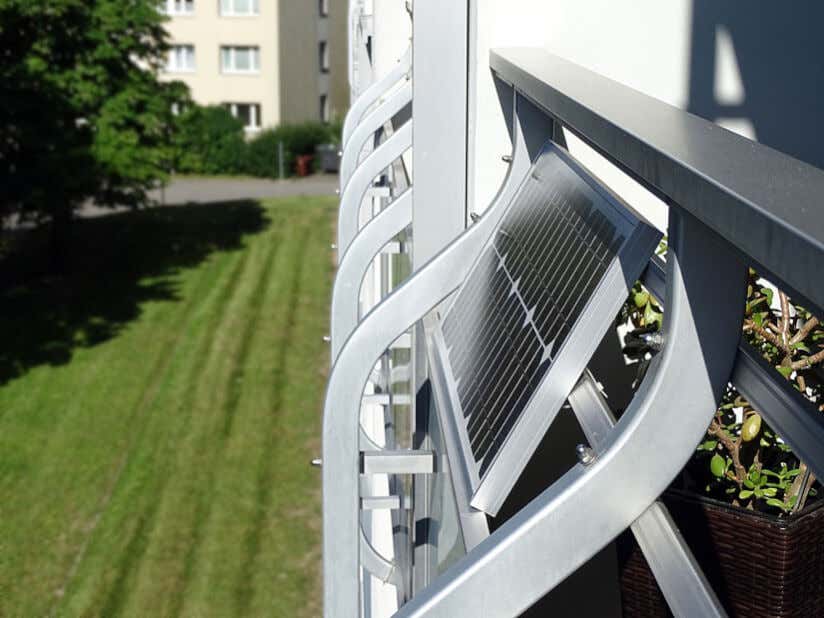 Solarzelle Geländer Balkon