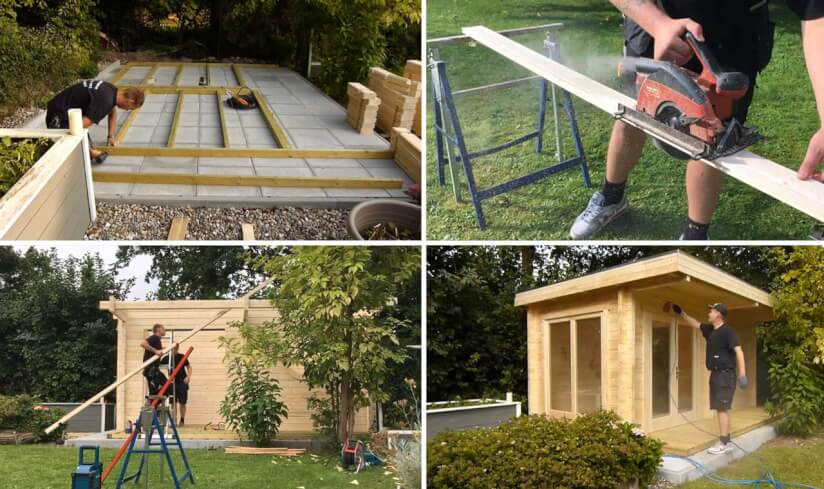 Sauna aufbauen: Video Tutorial für Saunahaus Enns-70