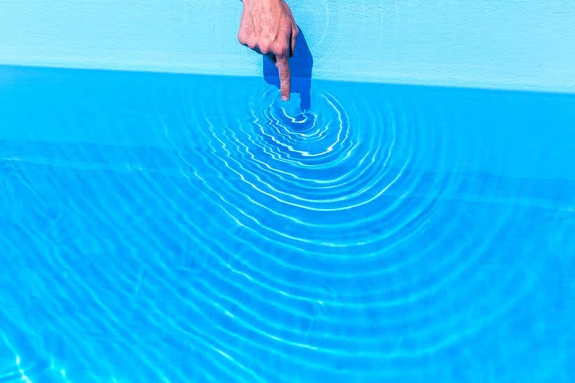 Finger Wasser Pool