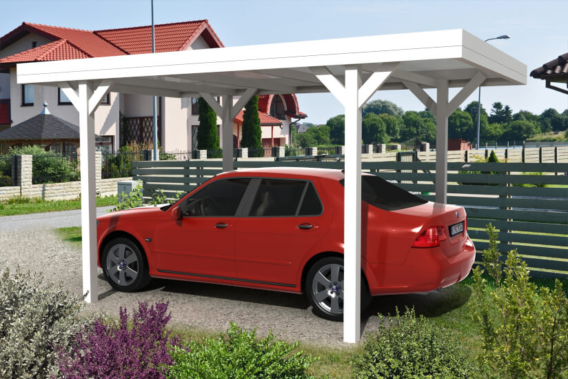Carport mit Tor versehen So geht's richtig + alle Infos