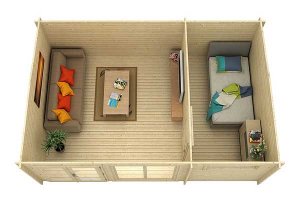 Gartenhaus Atrium-70 E: Ein höchst individuelles Gästehaus