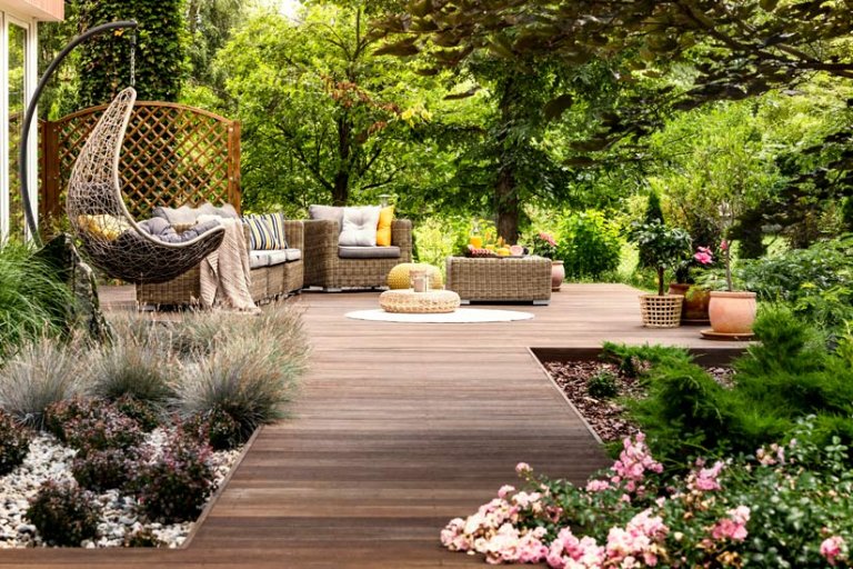 Garten im Boho Style einfache und schöne Ideen zum Nachmachen