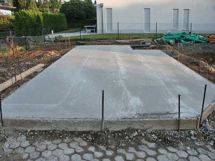 Aufbau Fundament