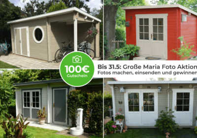 Bis 31.5.: Große Gartenhaus Maria Fotoaktion