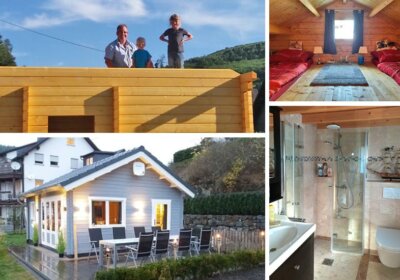 Perfekt ausgebaut: Das Gartenhaus Larina als Wochenendhaus Gartenhaus Larina