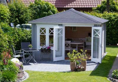 Ein Traum in Grau: Unser modernes Gartenhaus Lillehus-40 ISO