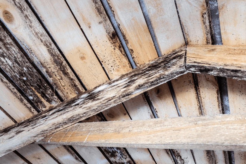 Flecken aus Holz entfernen