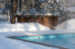 Pool im Winter nutzen