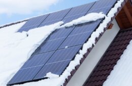 Solaranlage im Winter