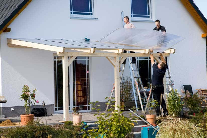 Terrassenüberdachung selber bauen: So geht's!